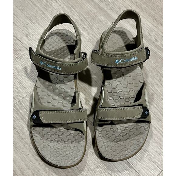 Columbia Adjustable Sport Sandals Taupe Gray Hiking Waterproof Rugged Size 8 main image 7